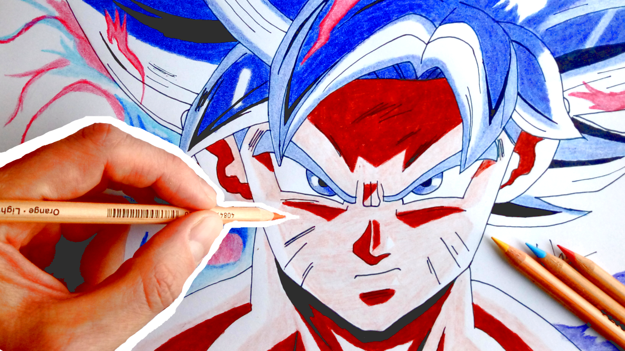 Drawing Goku Instinto Superior vs Jiren - Sketch Draw #1