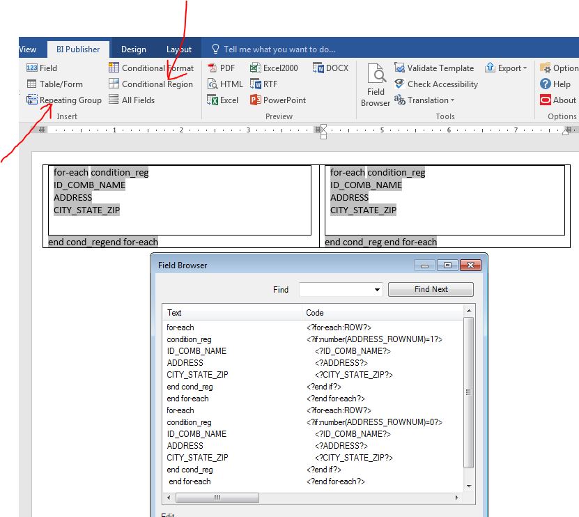 Shoenfelt BI Publisher Notes BI Publisher label printing