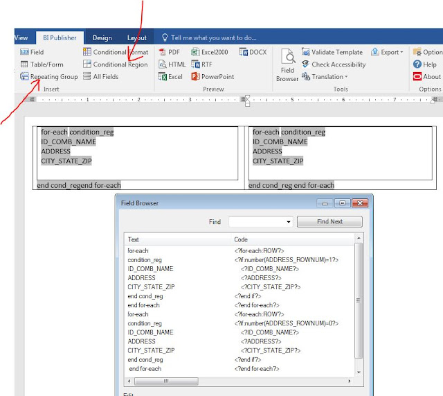 Shoenfelt BI Publisher Notes BI Publisher label printing