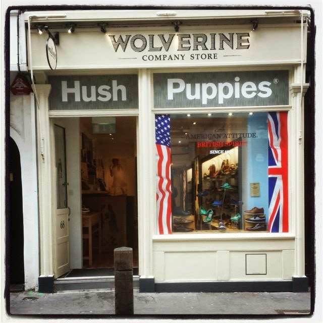 London Hush Puppies' Pop-up near Seven Dials