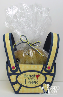 Our Daily Bead Designs Stamp Sets: Baking Tag Sentiments, Gingham Background, Our Daily Bead Designs Custom Dies: Bountiful Basket, Pierced Ovals, Ovals