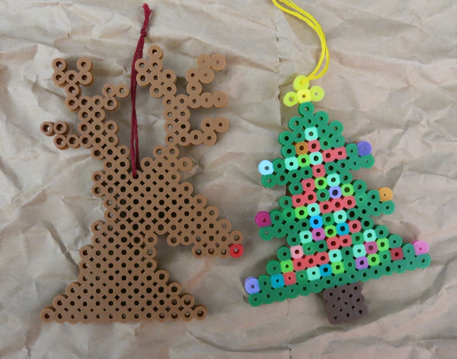 Turkishly Delightful: 25 Days of Ornaments: Last of the Perler bead