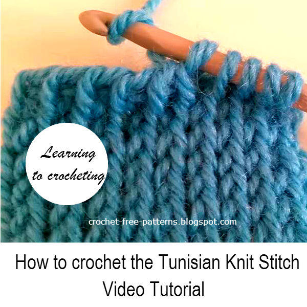 How to crochet the Tunisian Knit Stitch (TKS) Video Tutorial Free
