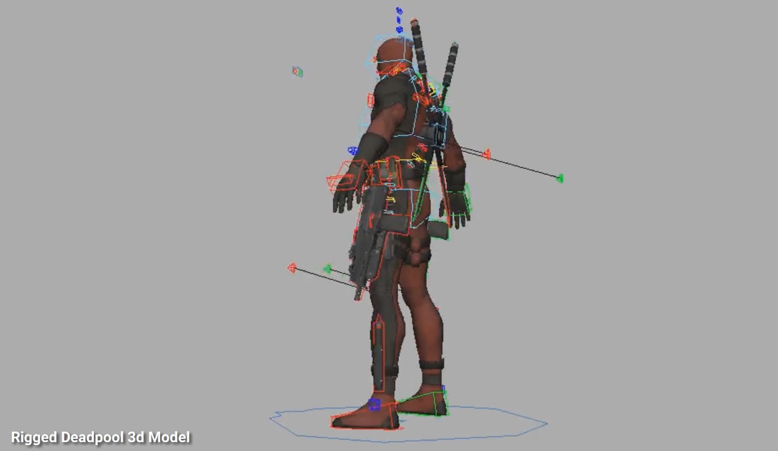 Download Free Rigged Deadpool 3d Model Computer Graphics Daily News