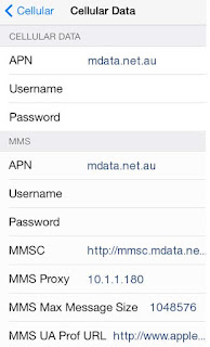 ALDI mobile APN Settings for iPhone6
