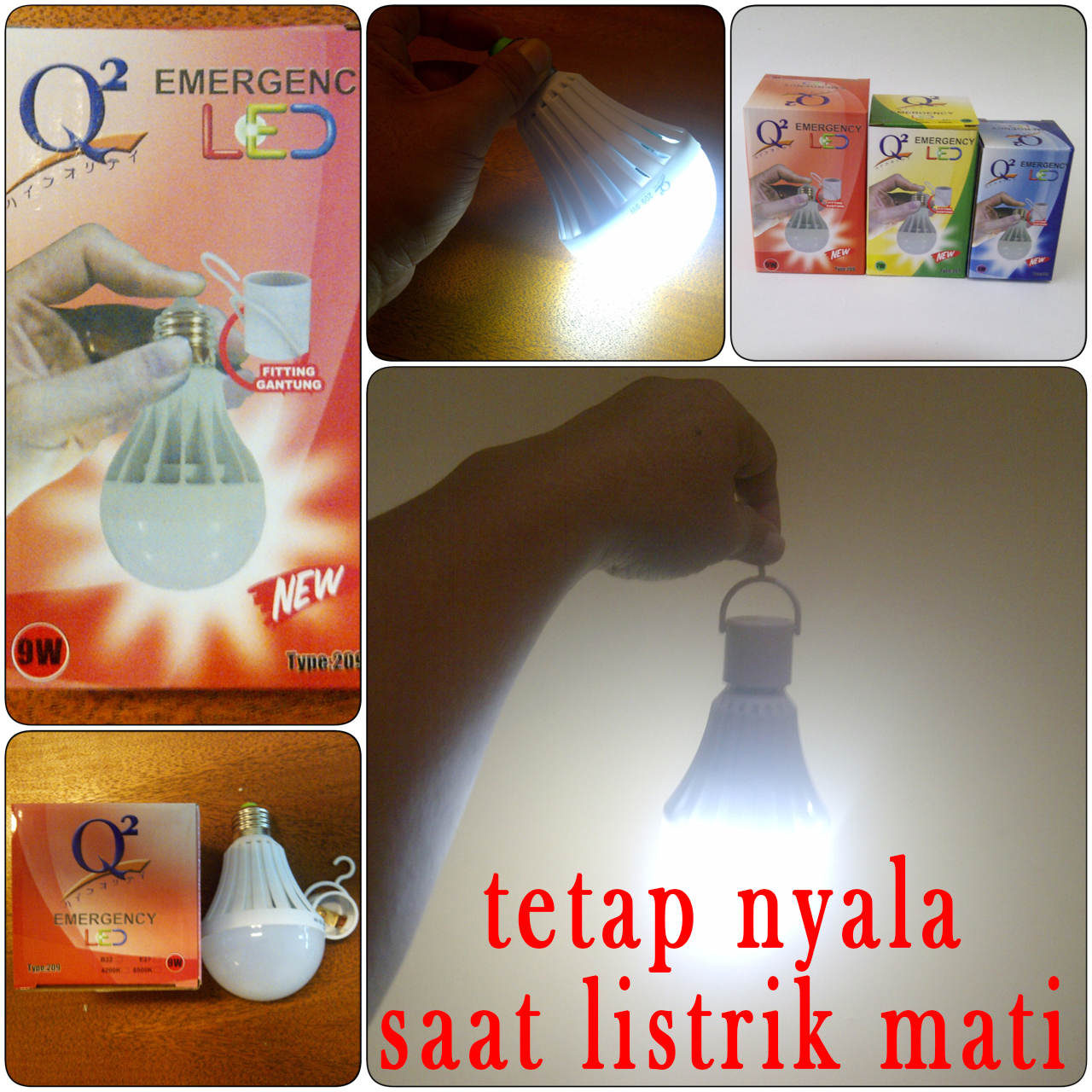 LAMPU AJAIB Emergency 9watt LAMPU AJAIB Emergency 9watt