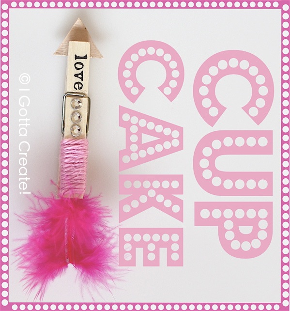 Clothespin Love Arrows! Sweet for Valentines Day or weddings. | Tutorial at I Gotta Create!
