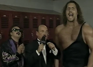 WCW UNCENSORED 1996 - Mean Gene interviews Jimmy Hart and The Giant