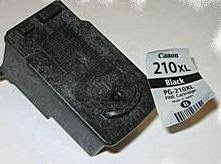 black ink cartridge canon 210