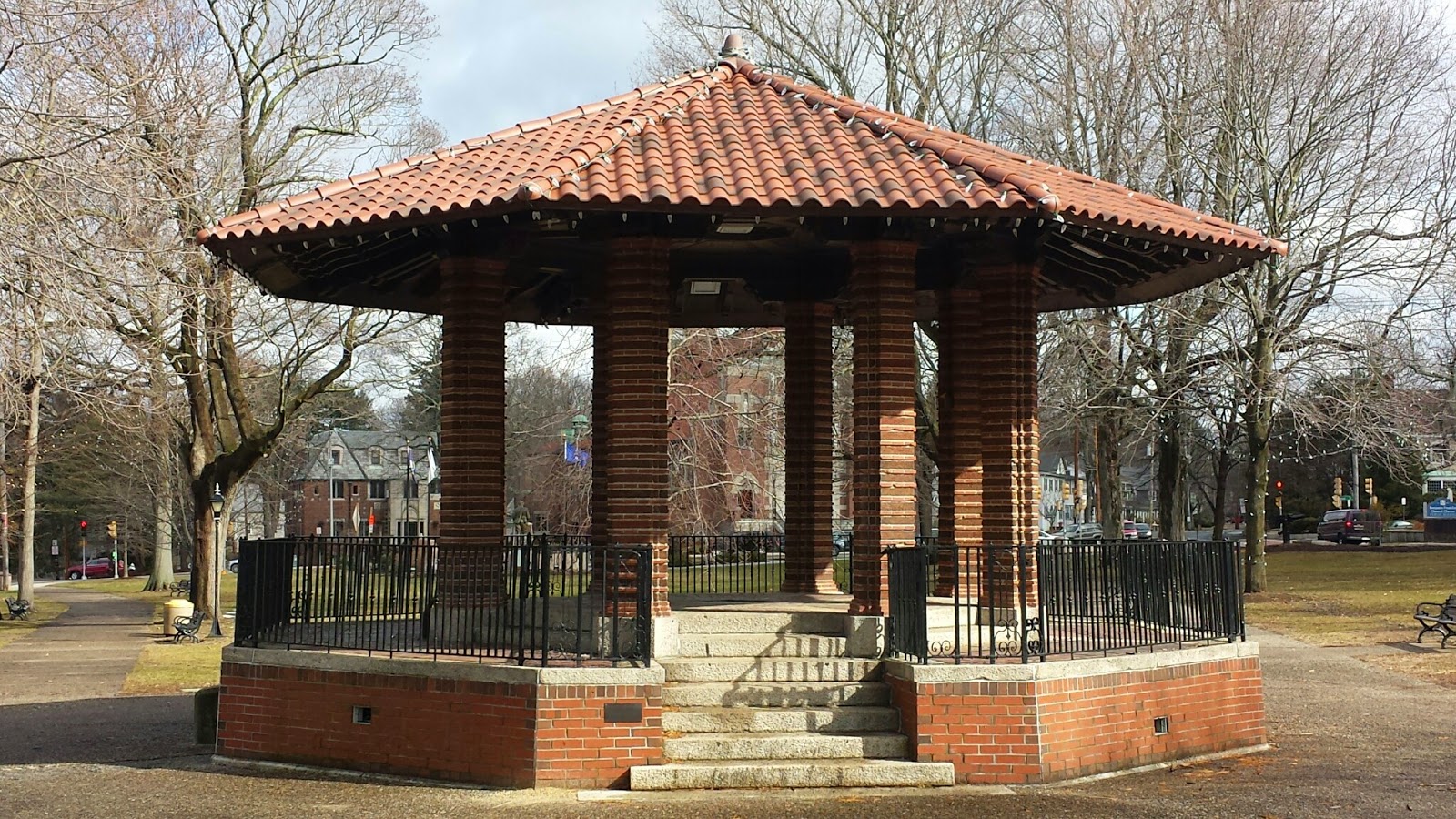 Town Common bandstand, site of some of the Cutlural Festival events