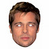 Brad Pitt: Máscara para Imprimir Gratis. 