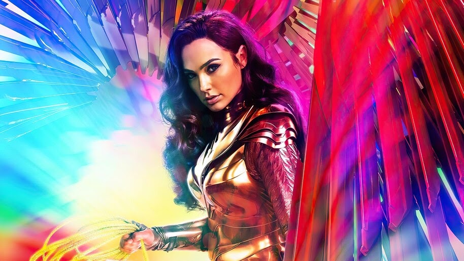 Wonder Woman 1984, Poster, Golden Armor, Wings, 4K, #7.1564
