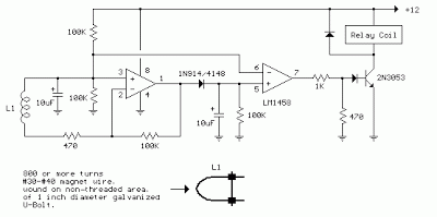 Simple AC Power Current detector Circuit with LM1458