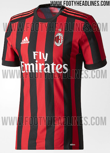 uniforme del ac milan 2018
