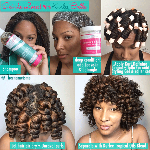 Kurlee Belle: Get the LOOK: Chunky Perm Rod Set with Kurlee Belle by ...