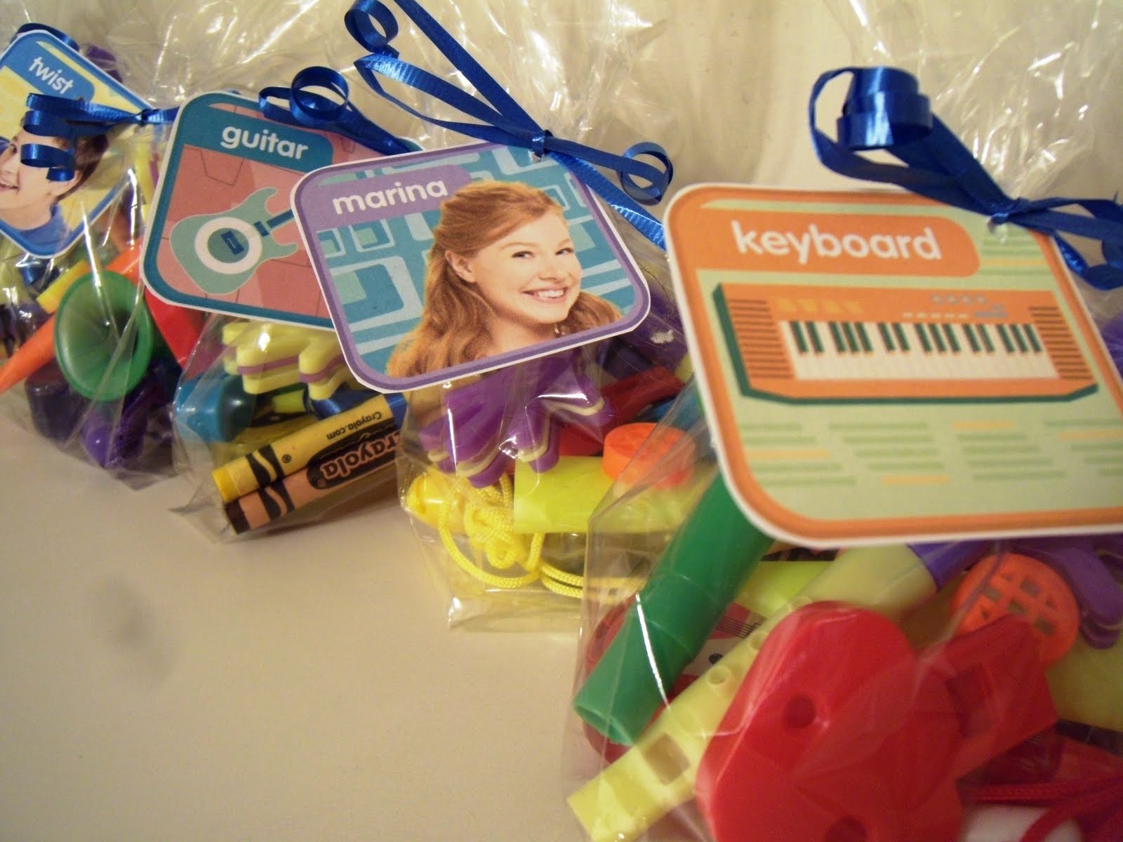 My Own Road Fresh Beat Band Birthday Goody Bags and Giveaways
