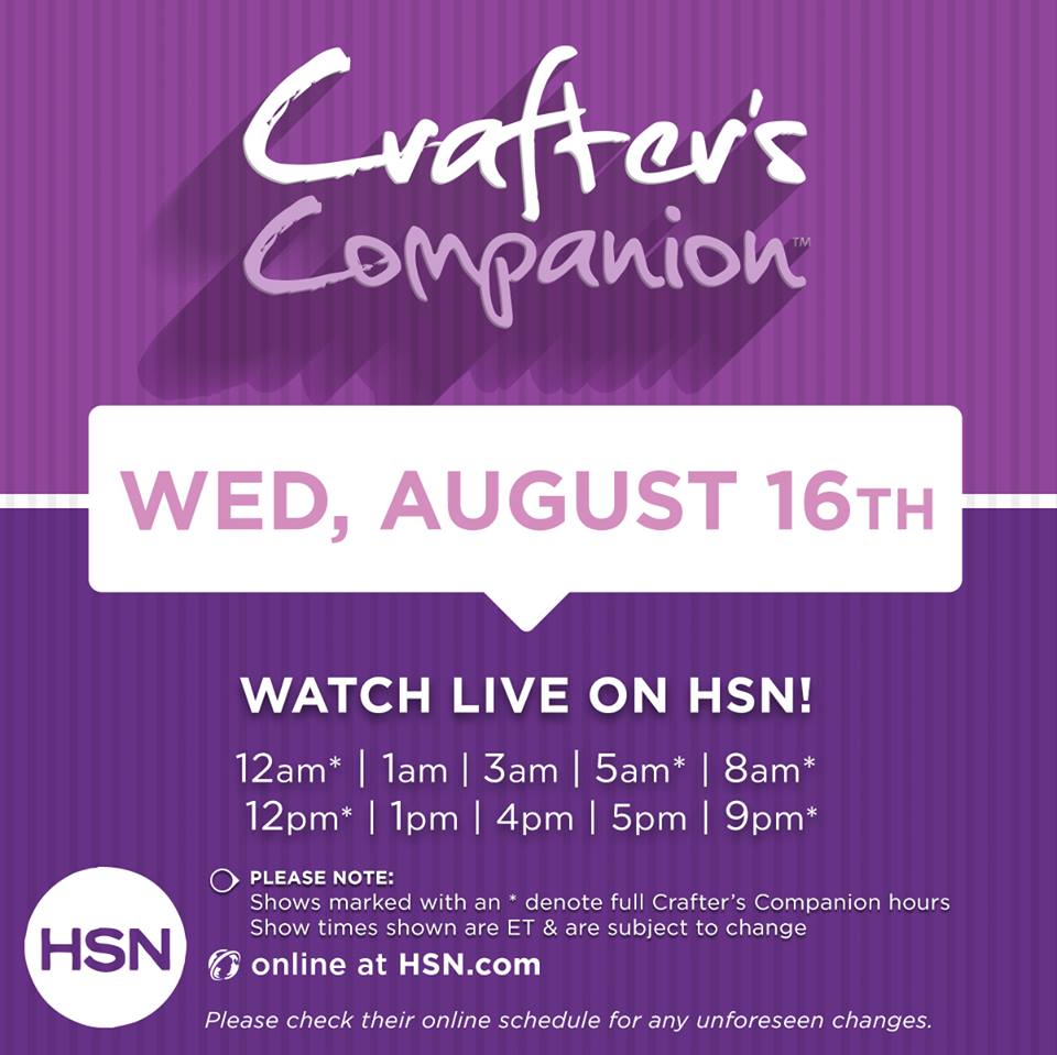 Kraft Paper Stamps Crafter's Companion on HSN TODAY!