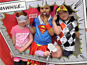 How to Host a Super Girl Birthday | Photo prop fun