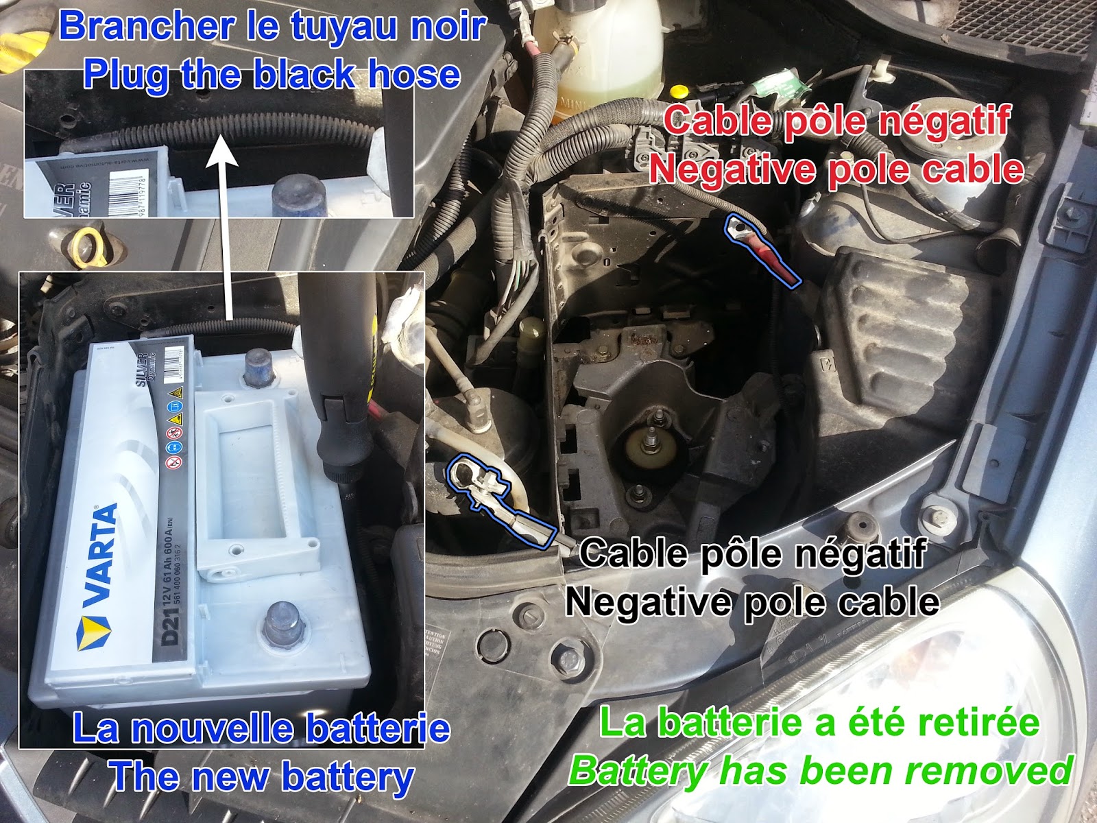 Golf 5 Plus Entretien & Mécanique Golf V Plus Clio II Changer la batterie