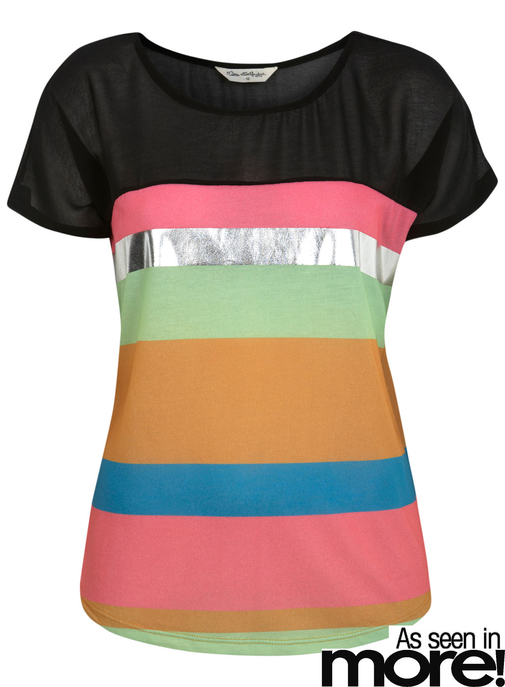 WobiSobi: Color Blocked, Tie Dye T-Shirt.