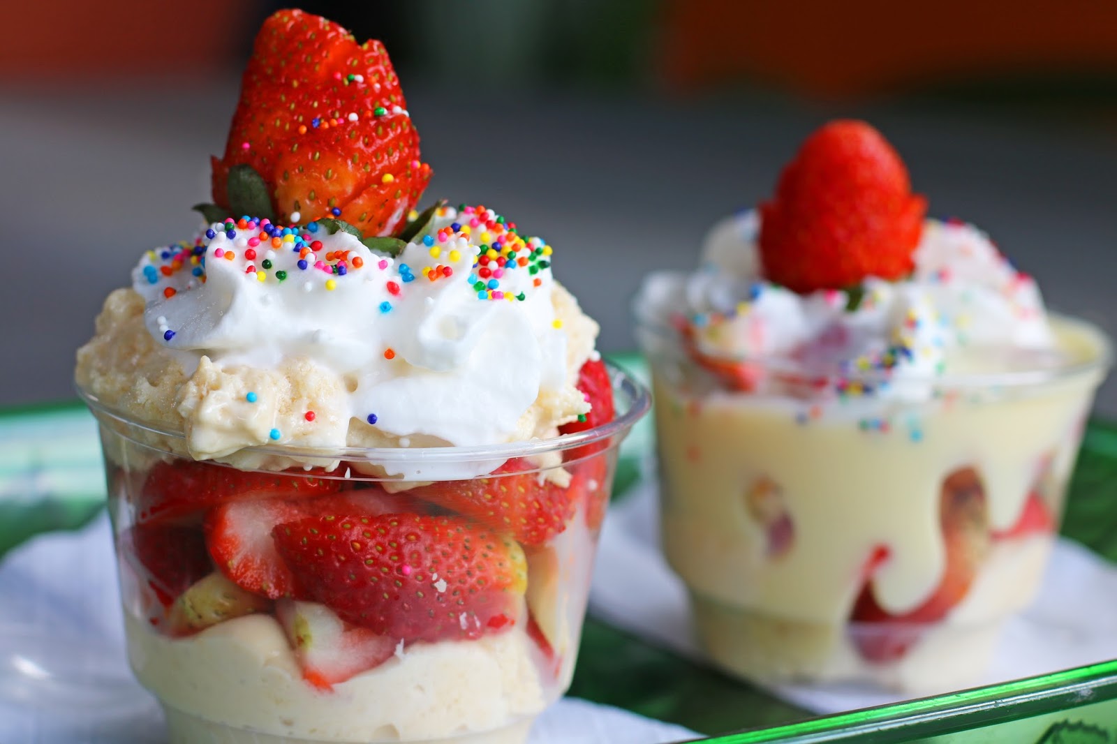 Strawberries and cream are a traditional dessert served in Chiriqui, Panama