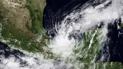 Immagini satellitari tempesta Nate
