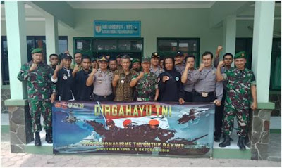 MUSPIKA BERIKAN UCAPAN SELAMAT HUT TNI KE 73 KE  KORAMIL SUKODONO