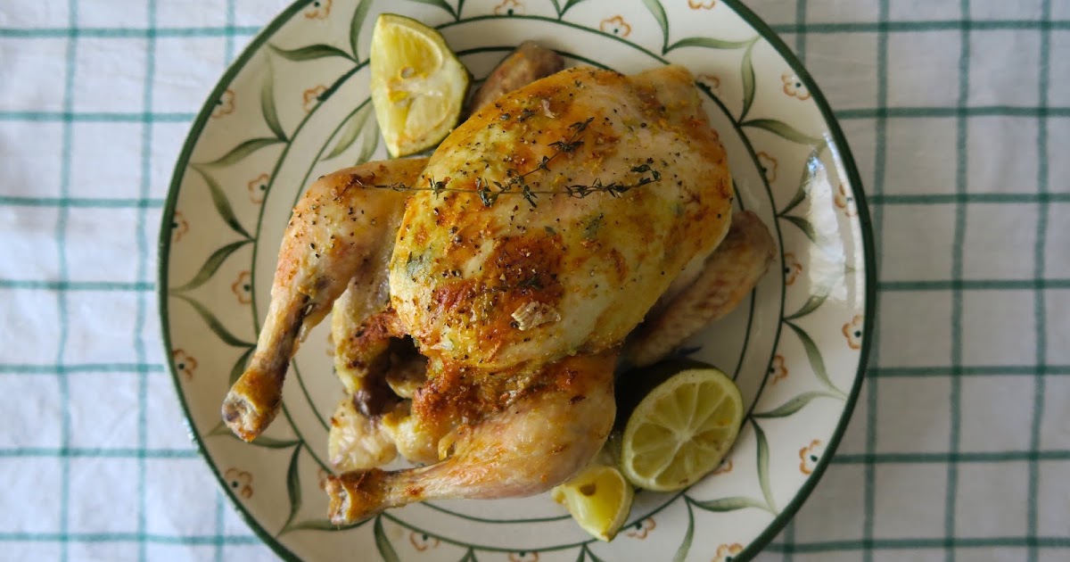 Lemon, Thyme and Garlic Roast Chicken