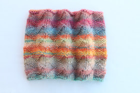 wool cowl knitting katia