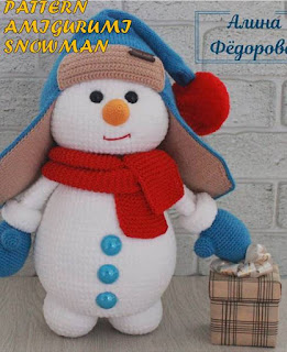 PATRON GRATIS MUÑECO DE NIEVE AMIGURUMI 39945