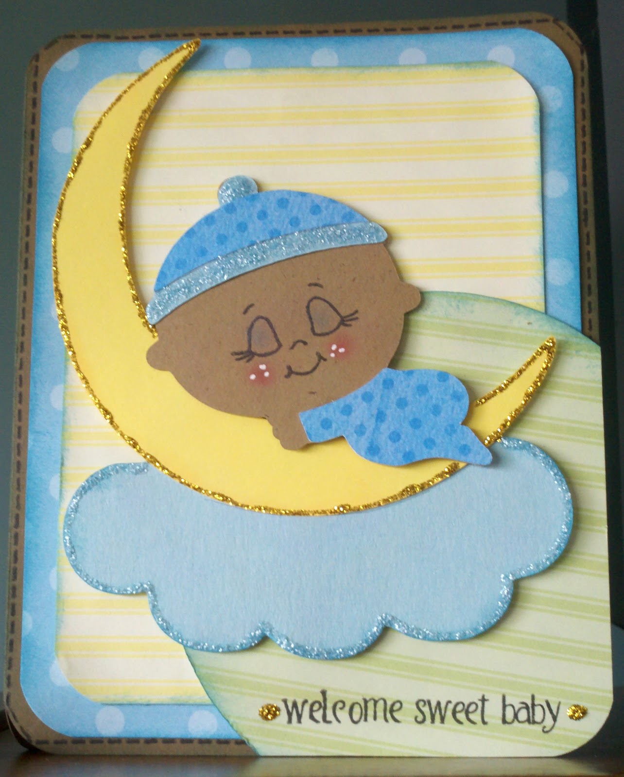 Tiny Creativity: Baby Boy Card and Layout