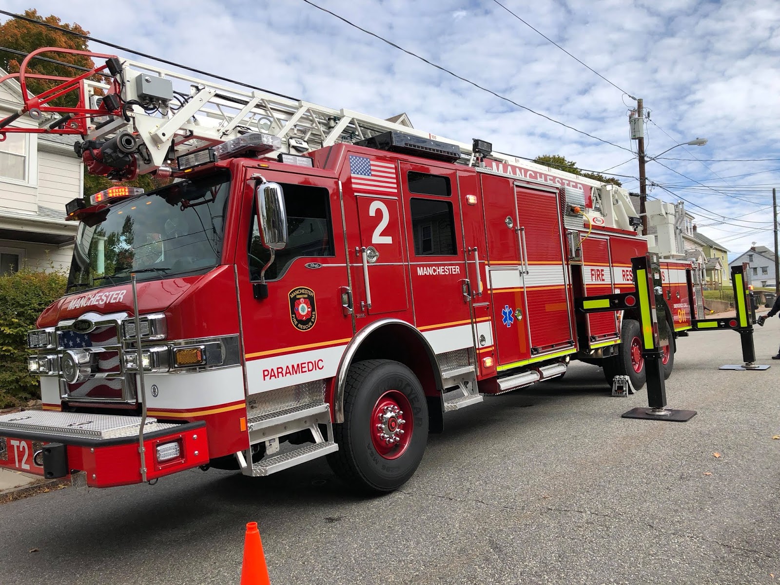 Fire Mike On All Things Fire MANCHESTER CT NEW PIERCE LADDER TRUCK 2