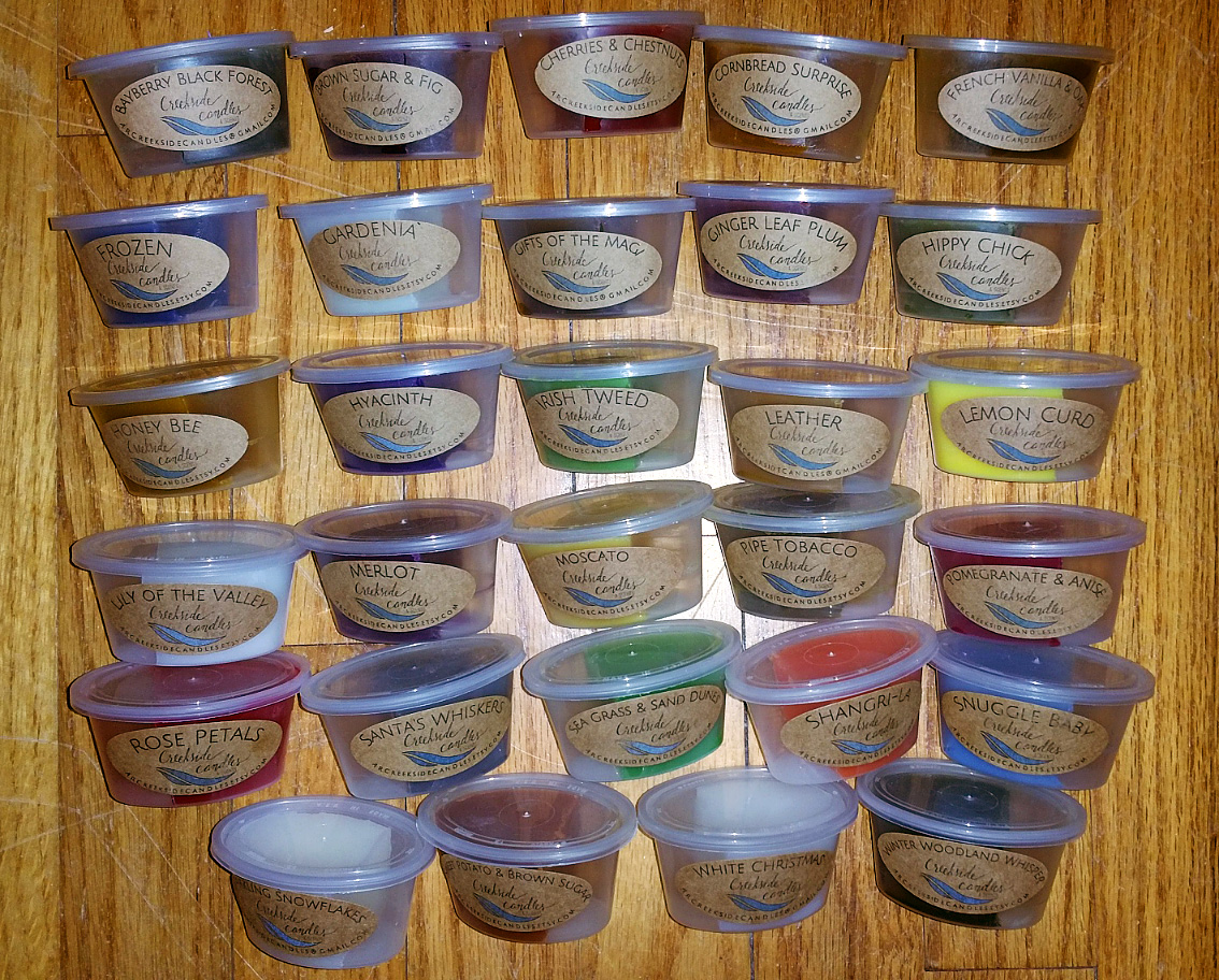 Scented Wax Melt Reviews Creekside Candles & Scents Wax Melts Reviews