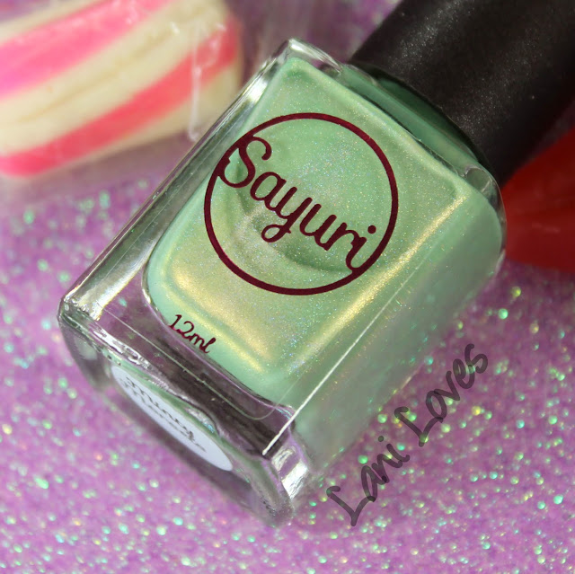 Sayuri Nail Lacquer - Minty Morsels nail polish swatches & review