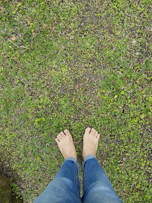 I love going barefoot
