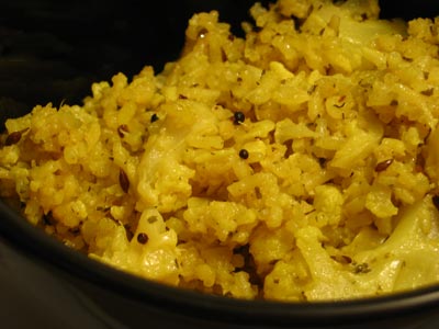 Rice and Cauliflower Pilaf