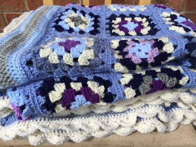 Granny Square crochet blanket