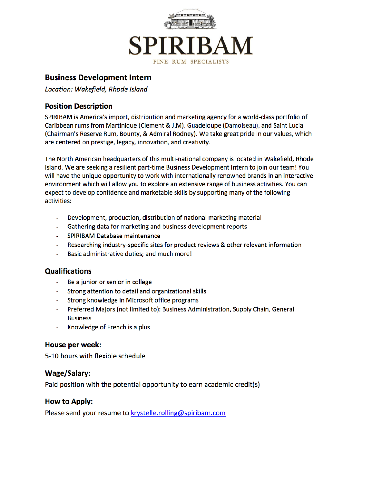 uri cba internship job information spiribam business microsoft business internship