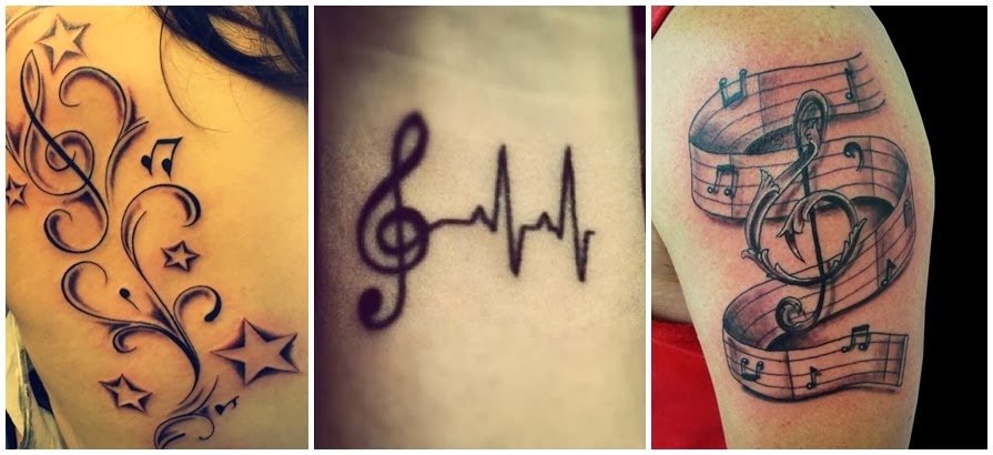 Tattoos motive männer musik