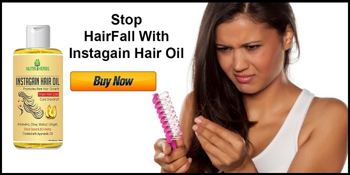 No More Hair Fall With The Uses Of Instagain Hair Oil