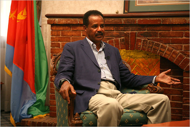 Isaias Afewerki, presidente de eritrea desde mayo 24, 1993