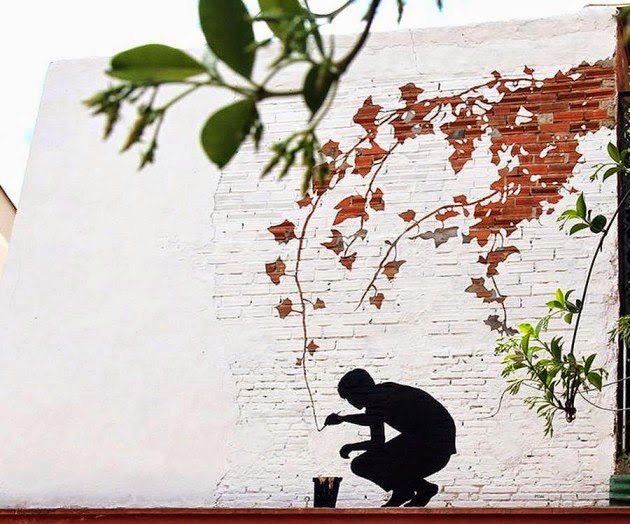 The Best Examples Of Street Art In 2012 And 2013 - By Pejac, Spain