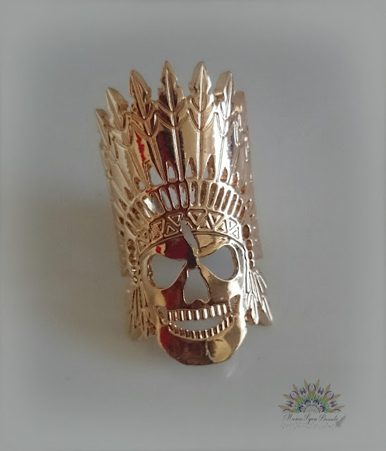 bague or tete indien bague or tete indien