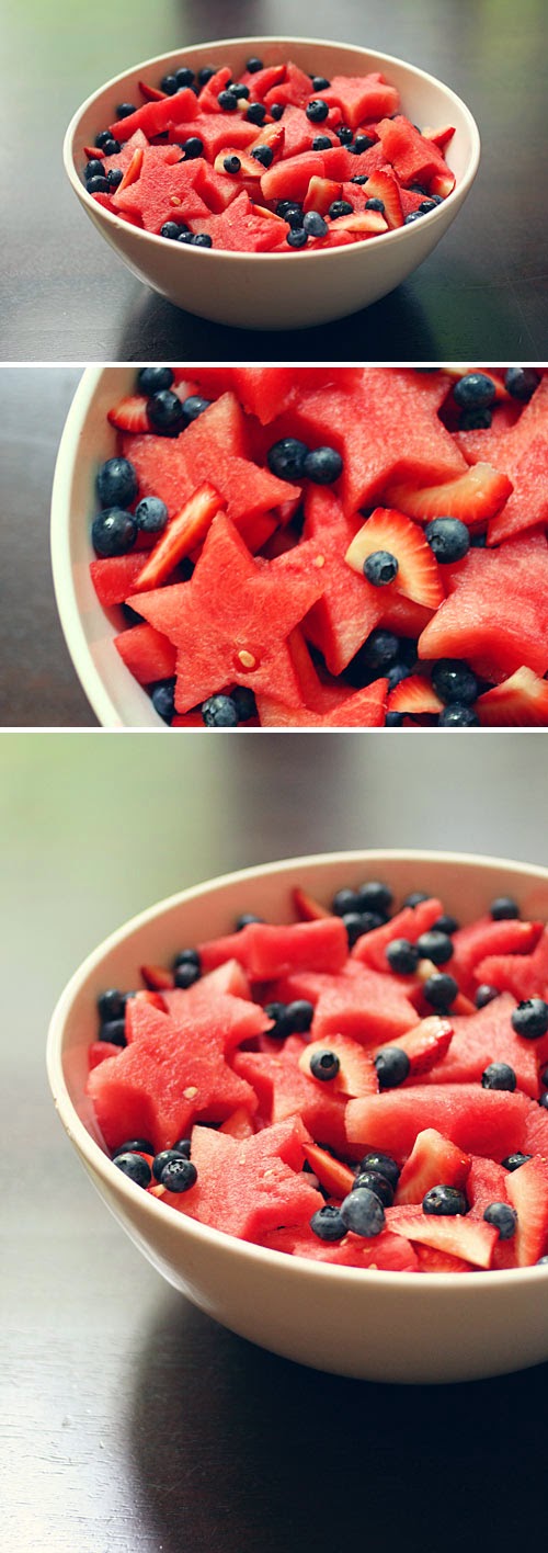 watermelon stars and blueberries