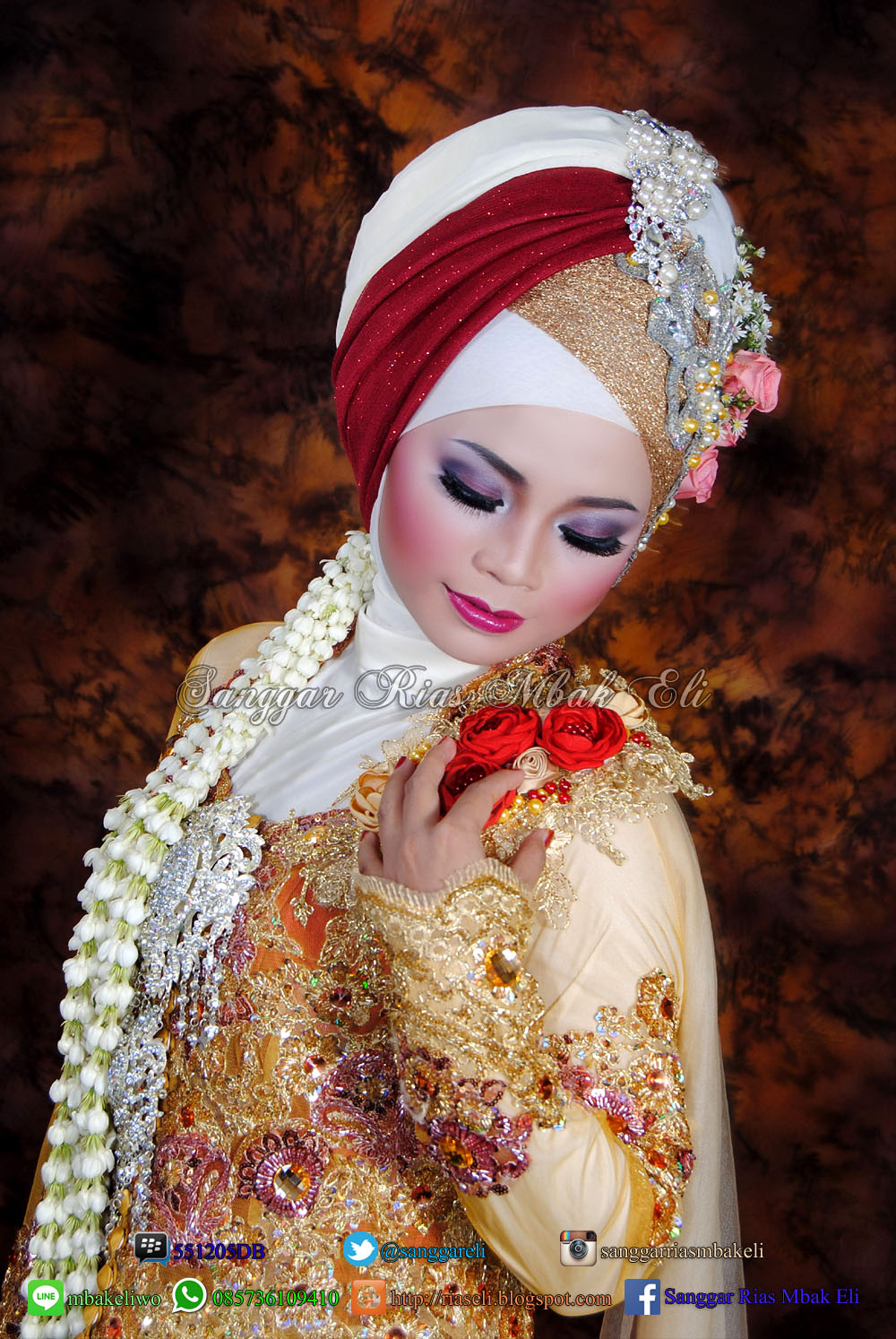 22 Gambar Lengkap Tutorial Hijab Ijab Kabul Paling Fenomenal