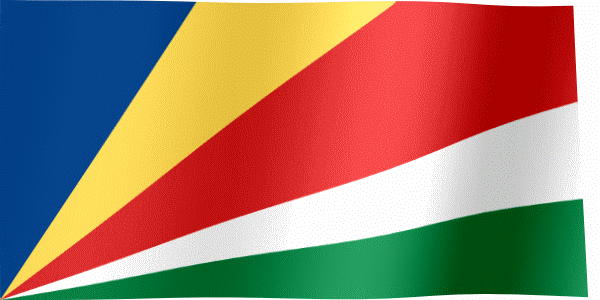 Waving Flag of Seychelles (Animated Gif)
