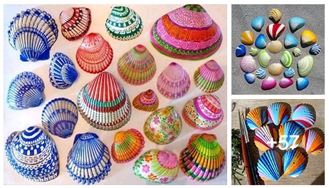 Manualidades Conchas Pintadas A Mano Construccion Y Manualidades Hazlo Tu Mismo Os aseguro que a los niños les encantará. manualidades conchas pintadas a mano