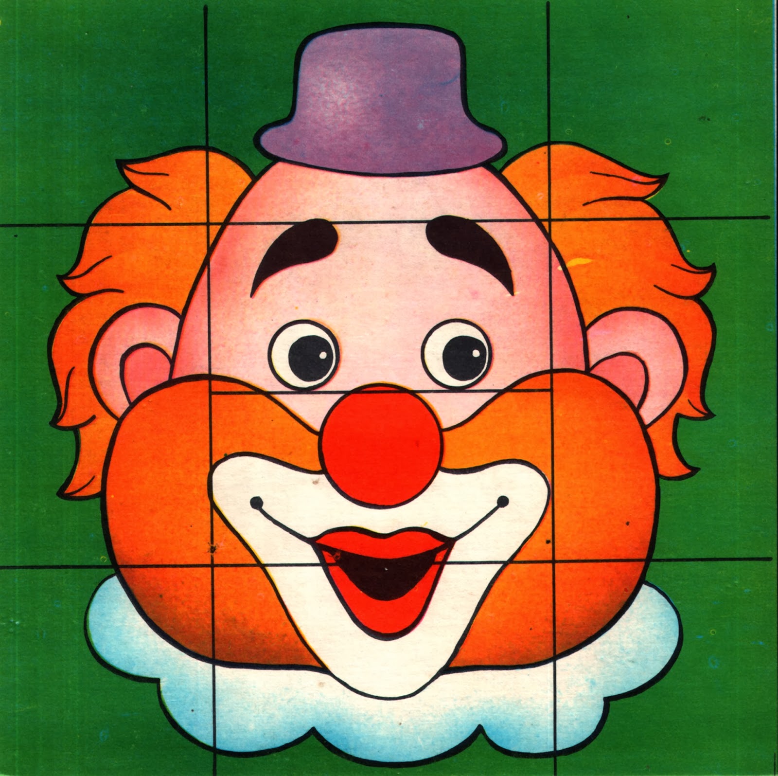 Корова клоун. Лицо клоуна. Портрет клоуна. Клоуны пазлы для детей. Портрет сказочного героя.