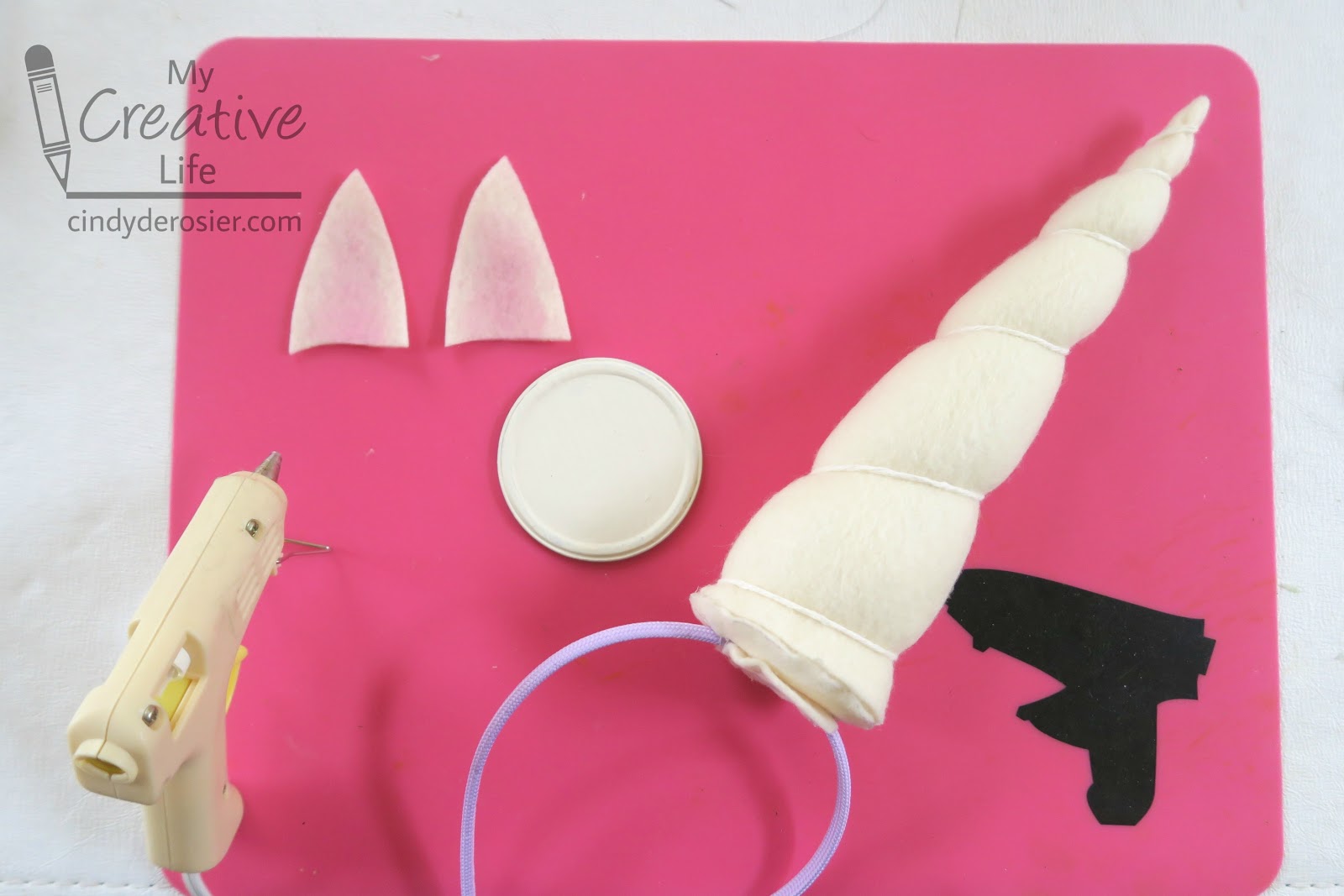 Cindy deRosier My Creative Life Unicorn Horn Headband