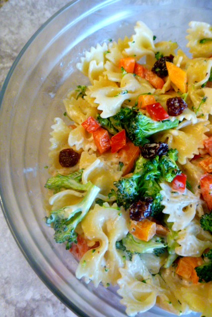 The BEST Broccoli Pasta Salad - An easy yet scrumptious side dish that's perfect for Labor Day! Slice of Southern